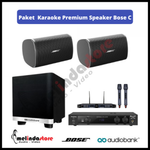Paket  Karaoke Premium Speaker Bose DM6SE - Subwoofer Audiobank KSB120